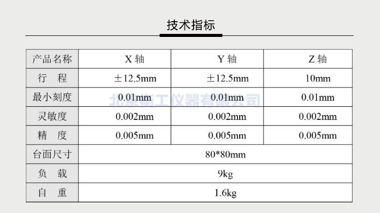 三維調(diào)整工作臺衡工HGAM307多自由度組合移動臺