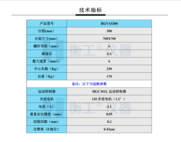 衡工HGVA5300電動(dòng)/手動(dòng)升降臺(tái) 光學(xué)平臺(tái) 光學(xué)實(shí)驗(yàn)平臺(tái) 光學(xué)隔振平臺(tái)